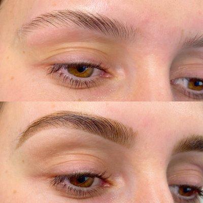 Signature Brow Shaping + Hybrid Tint