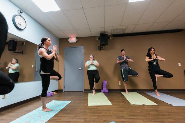 We offer Group Training and Yoga classes.