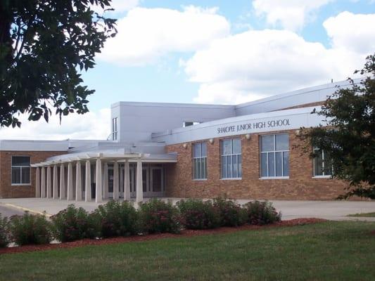 Sunday worship is held at Shakopee West Junior High.