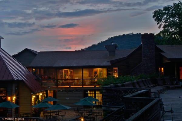 Patio at Sunset