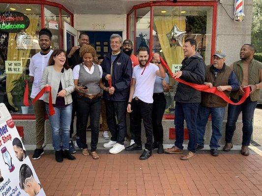 New on Springfield Avenue: Glimmer Barber Shop  Grand Opening and Ribbon Cutting