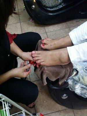 Filipino style pedicures