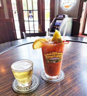 Best Bloodies with a beer chaser