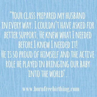 A wonderful review from a very happy HypnoBirthing family.