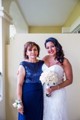 Make-up by Kelly on both the bride and mother of the bride