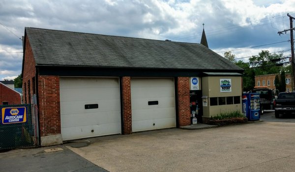 Front of the garage