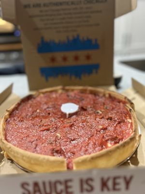 Medium Chicago Style Deep Dish Pizza