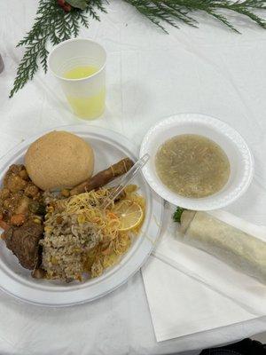 Simbang Gabi celebration meal