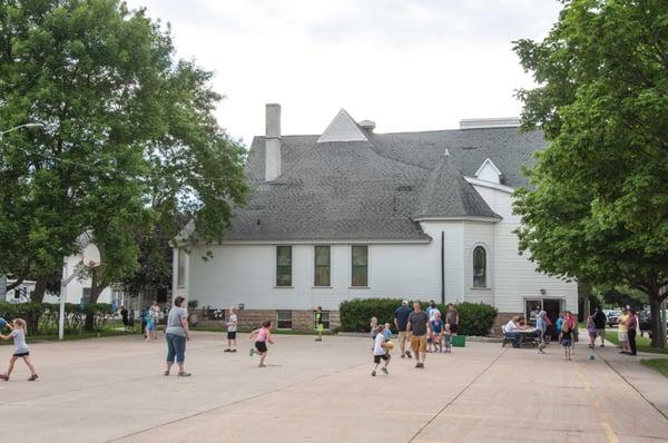 Kids playing during 2015 Summer Bible School week!