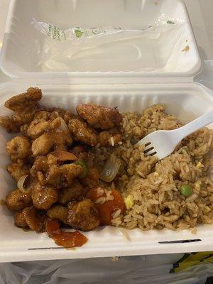 Orange chicken- not great