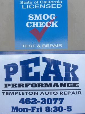 smogs, brake work computer diag, service work, oil changes, mufflers tune ups