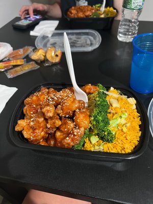 Sesame Chicken and General Tso's Chicken