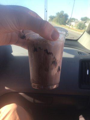 Mocha blended ice espresso