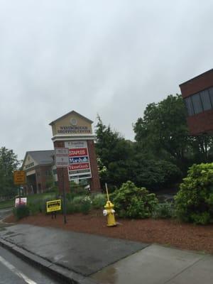 Westborough Shopping Center -- 32 Lyman Street, Junction of Route 9 / Turnpike Road, Westborough          Sign