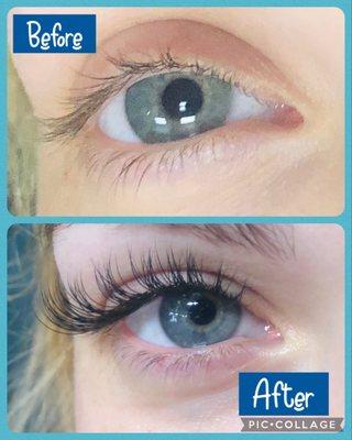 Transformation 
Classic lashes