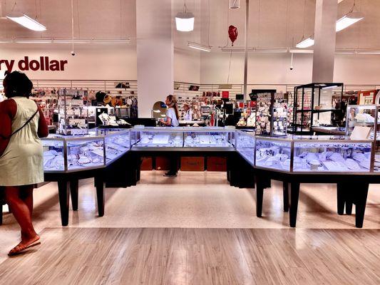 Largest jewelry section I have seen ever.