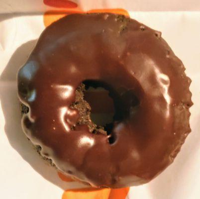 Double Chocolate Donut at Dunkin Napoleon