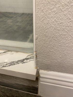 Bathroom walls cracking