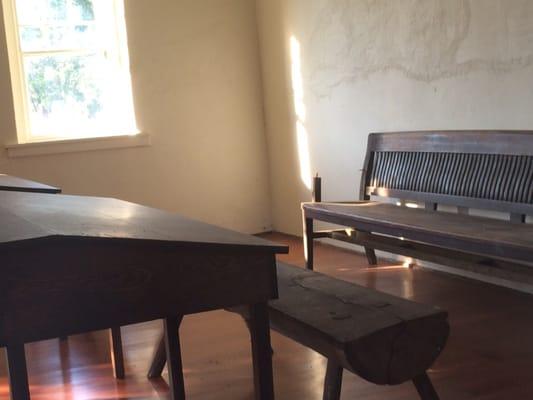 Interior of the Old Dutch Schoolhouse