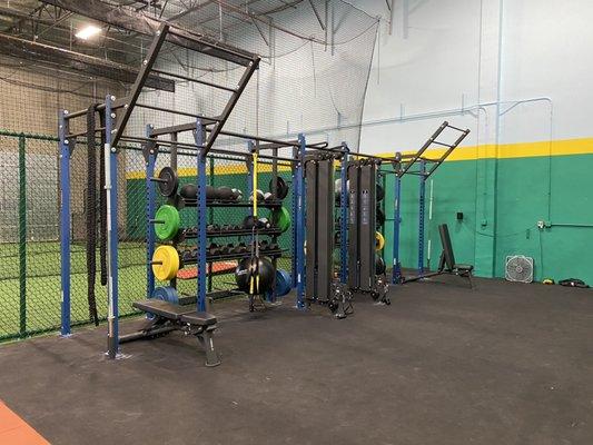 Our functional fitness area with daily class options.