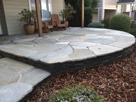 Stone patio