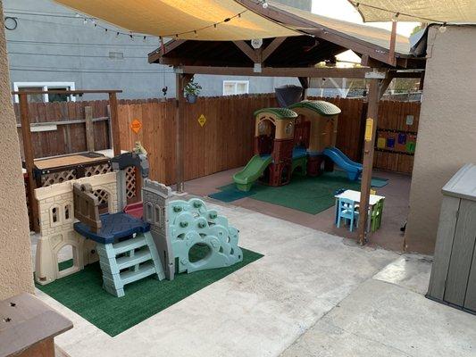 Outdoor play area.