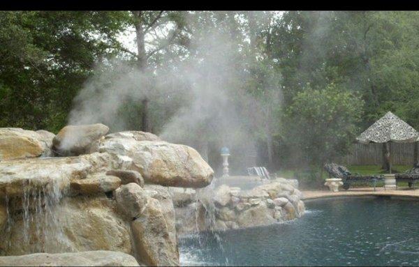 Misting system install in Bullard, TX.