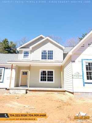 .Soffit .Vinyl Siding .FIber Cement .Boxing Jobs #Siding #Contractor #Charlotte