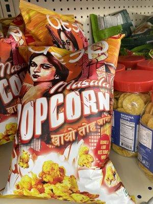 Hindi movie style popcorn ! How cool!