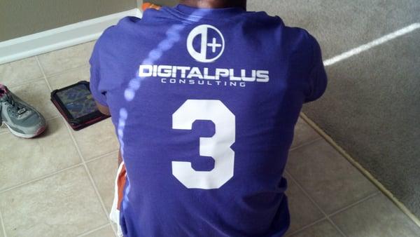 DigitalPlus Consulting sponsors the local YMCA volleyball team for those who can't afford to play.