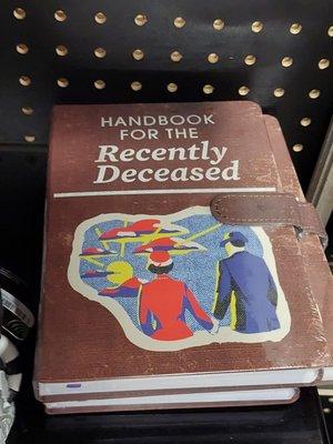 Handbook for the recently deceased from Beetlejuice