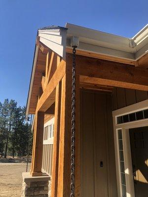 We install rain chains!