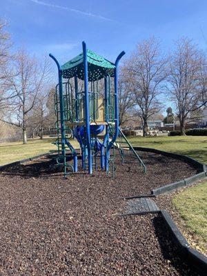 View from the swings.