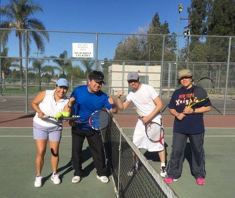 Doubles Match Play and competitive tennis with a smile!