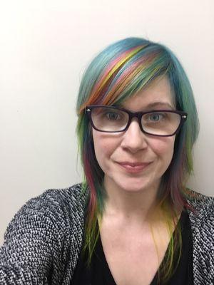 Rainbow dash hair