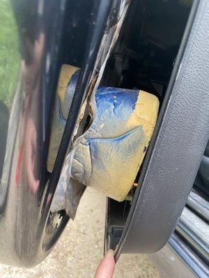 Door panel that is fucked up