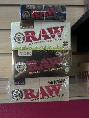 Raw organic hemp rolling paper