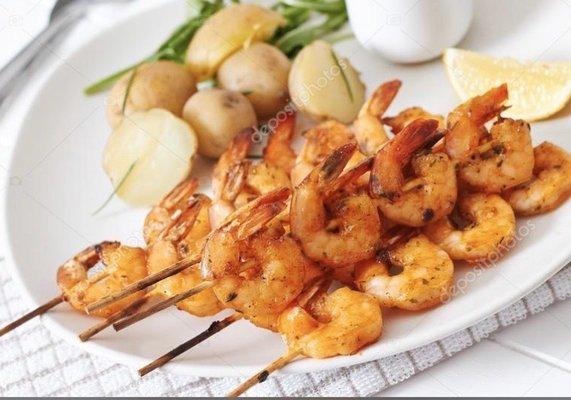 Grilled shrimp