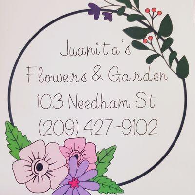 JUANITA'S FLOWERS & GARDEN LOGO