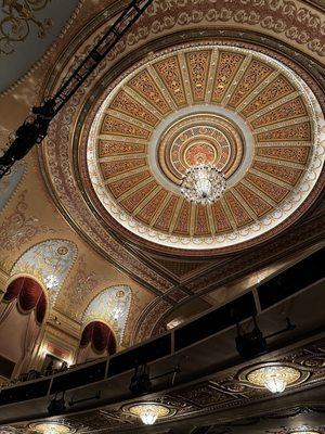 Ceiling in the theater