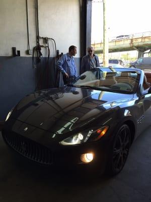 Fisker came in for inspection!