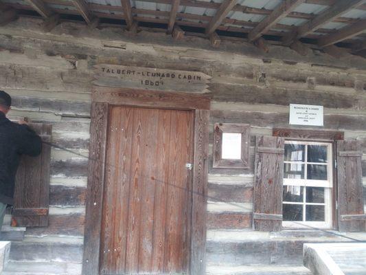 Historic cabin.