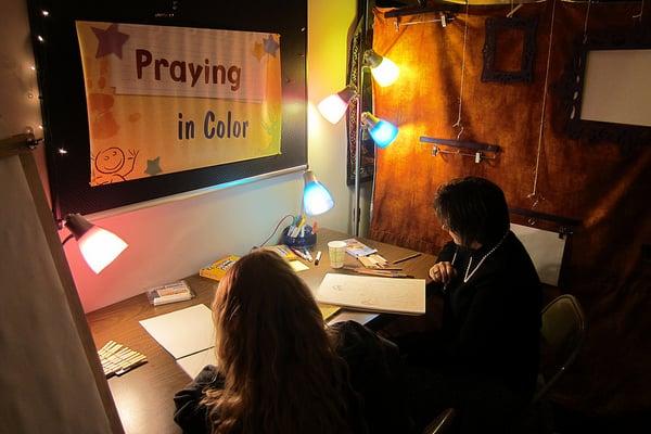 Praying in Color, prayer station