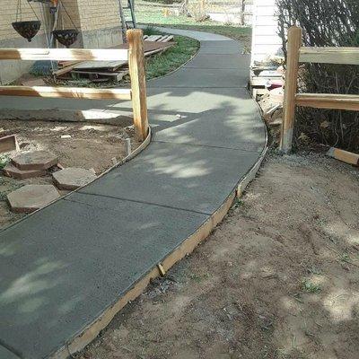 Job completed by EXPERT CONCRETE