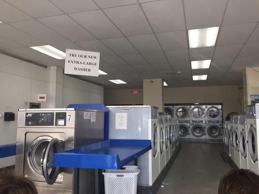 Laundromat washers and dryers