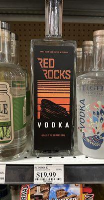 They have the new, really good, and really smooth; Red Rocks Vodka!  Awesome!