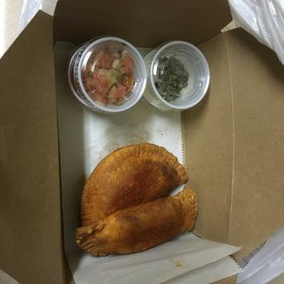 Empanadas and sweet plantains