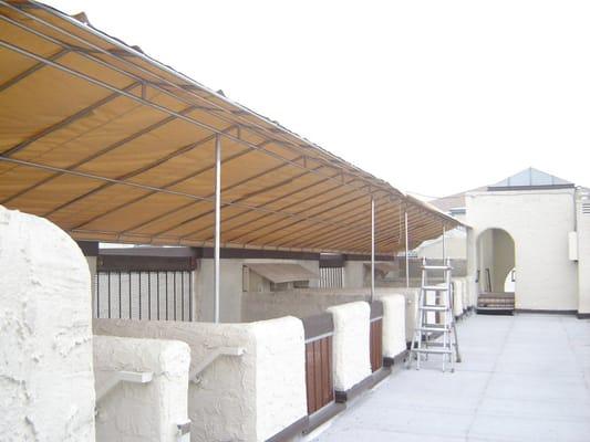 Rooftop atrium cover