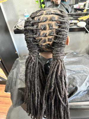 Lock retwist and style