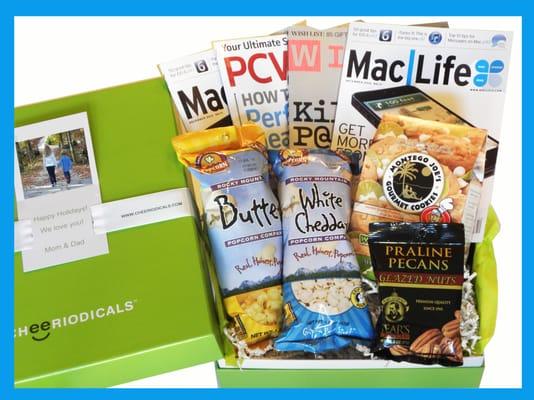 Technology Gift Basket.  https://www.cheeriodicals.com/product/19/Technology